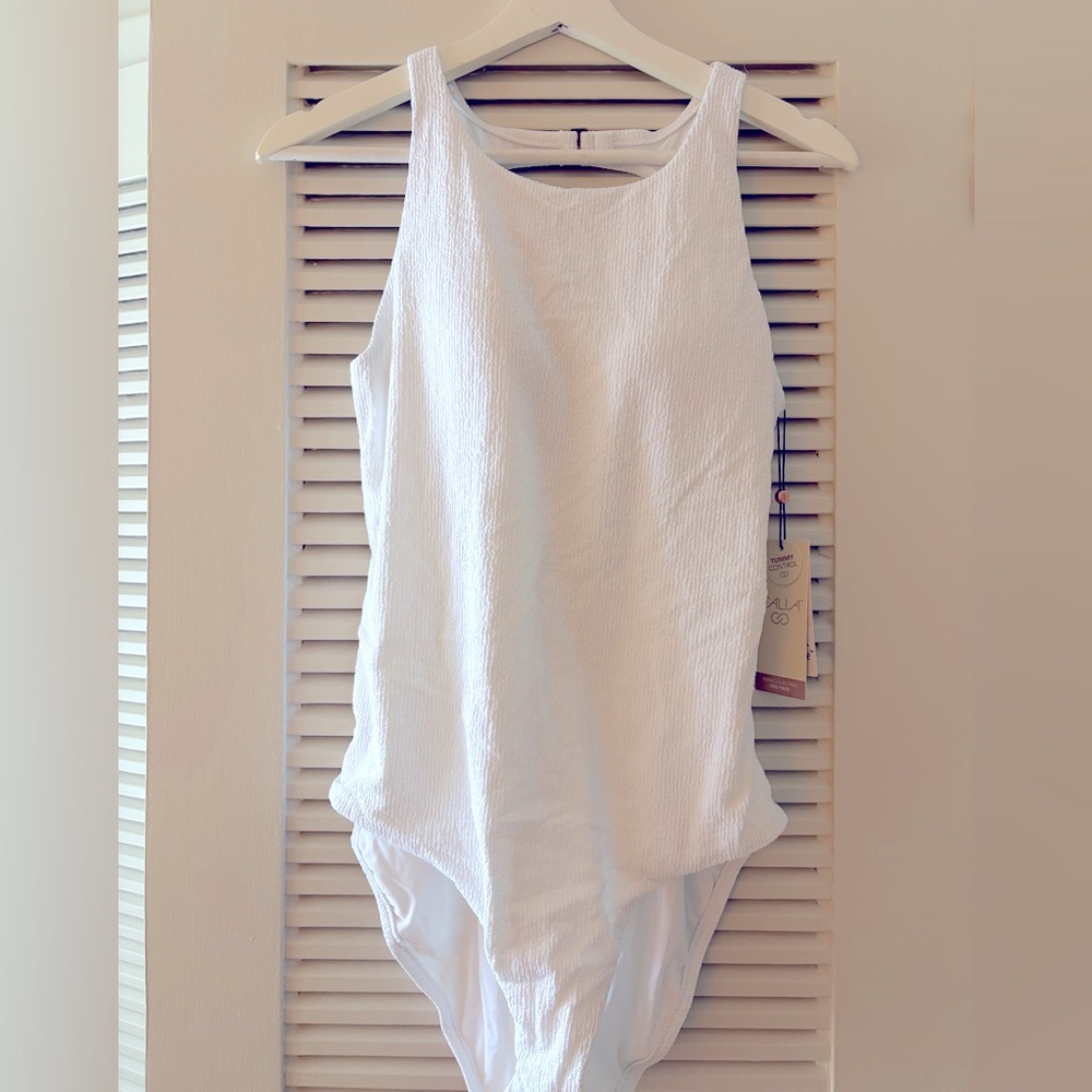 Calia White Women's One Piece Swimsuit